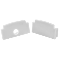 END CAP ALP071 GREY 2PK
