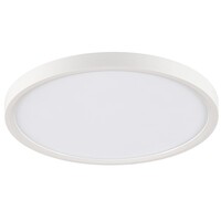 1500 Lumens - 15 Watt - 16 in. Color Selectable LED Surface Mount Downlight Fixture - Hardwire - Kelvin 2700-3000-3500-4000-5000 - 100 Watt Incandescent Equal - Round - White Trim - 90 CRI - 120 Volt - Euri Lighting EIN-CL59WH-1000e