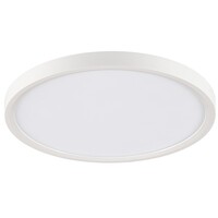 Natural Light - 1500 Lumens - 15 Watt - 16 in. Color Selectable LED Surface Mount Downlight Fixture - Hardwire - Kelvin 2700-3000-3500-4000-5000 - 100W Incandescent Equal - Round - White Trim - 90 CRI - 120 Volt - Euri Lighting EIN-CL59WH-1000e