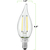 Natural Light - 300 Lumens - 3.5 Watt - 2400 Kelvin - LED Chandelier Bulb - 4.3 x 1.4 in. Thumbnail