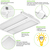 14,280 Lumens - 105 Watt - 5000 Kelvin - Linear LED High Bay Fixture Thumbnail