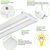 34,425 Lumens - 255 Watt - 4000 Kelvin - Linear LED High Bay Fixture Thumbnail