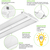 40,800 Lumens - 300 Watt - 5000 Kelvin - Linear LED High Bay Light Fixture Thumbnail