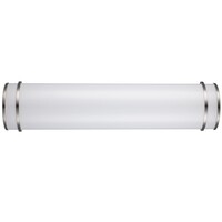 2200 Lumens - 28 Watt - Color Selectable LED Vanity Light Bar - Kelvin 2700-3000-3500-4000-5000 - Nickel Finish - 120 Volt - Euri Lighting EIN-VL19FR-2000e