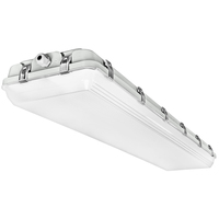 21,600 Lumen Max - 135 Watt Max - High Output - 4 ft. Wattage and Color Selectable LED Vapor Tight Fixture - Watts 100-115-135 - Kelvin 3500-4000-5000 - IP66 Rated - 120-277 Volt - PLT-90372