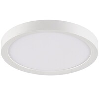 1200 Lumens - 12 Watt - 12 in. Color Selectable LED Surface Mount Downlight Fixture - Hardwire - Kelvin 2700-3000-3500-4000-5000 - 85 Watt Incandescent Equal - Round - White Trim - 90 CRI - 120 Volt - Euri Lighting EIN-CL58WH-1000e