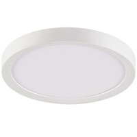 1200 Lumens - 12 Watt - 12 in. Color Selectable LED Surface Mount Downlight Fixture - Hardwire - Kelvin 2700-3000-3500-4000-5000 - 85W Incandescent Equal - Round - White Trim - 90 CRI - 120 Volt - Euri Lighting EIN-CL58WH-1000e