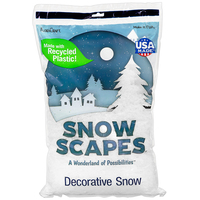 Iridescent Christmas Snow Flakes - 4 Liters