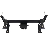 Dual Hanger Mounted Bracket - Black - For use with 100W, 150W, and 240W PLT UFO LED High Bay Fixtures - PLT-13072