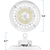 22,500 Lumens - 150 Watt - 5000 Kelvin - UFO LED High Bay Fixture - Sensory Ready Thumbnail