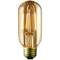 350 Lumens - 3.5 Watt - 2200 Kelvin - LED Radio Style Vintage Light Bulb - 60 Watt Equal - Color Matched for Candle Glow - Amber Tint - 92 CRI - 120 Volt - Archipelago Lighting LTRD14V35022MB-90