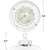 15,190 Lumens - 100 Watt - 5000 Kelvin - UFO LED High Bay Fixture - Sensor Ready Thumbnail