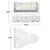 3625 Lumen Max - 25 Watt Max - Wattage and Color Selectable Rotatable LED Wall Pack Fixture Thumbnail