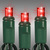 17 ft. LED Mini Lights - (50) Red 5mm Bulbs - 4 in. Bulb Spacing - Green Wire - Case of 24 Thumbnail