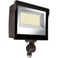 8370 Lumens - 60 Watt - Color Selectable LED Flood Light Fixture - Kelvin 3000-4000-5000 - 140 Lumens Per Watt - Replaces a 175 Watt Metal Halide - Knuckle Mount - 120-277 Volt - PLT-13091