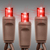 26 ft. LED Mini Lights - (50) Red 5mm Bulbs - 6 in. Bulb Spacing - Brown Wire - Case of 24 Thumbnail
