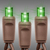26 ft. LED Mini Lights - (50) Green 5mm Bulbs - 6 in. Bulb Spacing - Brown Wire - Case of 24 Thumbnail