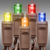 26 ft. LED Mini Lights - (50) Multi-Color 5mm Bulbs - 6 in. Bulb Spacing - Brown Wire - Case of 24 Thumbnail