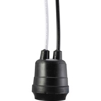 Pigtail Socket without Hook - Medium (E26) - 6 in. Leads - 660 Watt Maximum - 250 Volt Maximum - PLT-11947