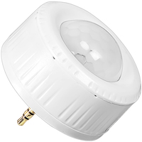High Bay Occupancy Sensor and Photocell - Passive Infrared (PIR) - White - Compatible with Select PLT High Bay Fixtures - Screw-In Connector - 12-24 Volt - PLT-13136