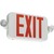 Single Face LED Combination Exit Sign - Adjustable LED Lamp Heads Thumbnail