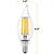 Natural Light - 750 Lumens - 6.5 Watt - 2700 Kelvin - LED Chandelier Bulb - 4.3 in. x 1.4 in. Thumbnail