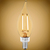120 Lumens - 1.5 Watt - 2700 Kelvin - LED Chandelier Bulb - 4.2 in. x 1.4 in. Thumbnail