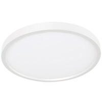 AFX Edge Round - 8 in. Color Selectable LED Surface Mount Downlight Fixture - White Trim - Kelvin 3000-4000-5000 - 1034 Lumens - 15 Watt - 90 CRI - 120 Volt - AFX Lighting EGRF08LAJD1WH