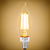 Natural Light - 750 Lumens - 6.5 Watt - 2700 Kelvin - LED Chandelier Bulb - 4.3 in. x 1.4 in. Thumbnail