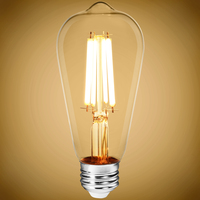 1400 Lumens - 12 Watt - 2700 Kelvin - LED Edison Bulb - 5.12 in. x 2.28 in. - 100 Watt Equal - 90 CRI - 120 Volt - PLT-13060