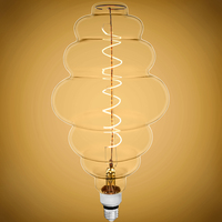 Natural Light - 4 Watt - 2200 Kelvin - LED Oversized Vintage Light Bulb - 15 in. x 8 in. - 200 Lumens - Medium Base - Clear - 95 CRI - 120 Volt - Bulbrite 776304