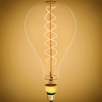 60 Watt Incandescent - Oversized Vintage Light Bulb - 12 in. x 7 in. - 160 Lumens - Medium Base - Tinted - 120 Volt - Bulbrite 137101