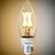 450 Lumens - 4.5 Watt - LED Chandelier Filament Bulb with 3 Selectable Color Temperature - 4.6 x 1.7 in. Thumbnail