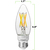 450 Lumens - 4.5 Watt - LED Chandelier Bulb with 3 Selectable Color Temperature - 4.6 x 1.6 in. Thumbnail