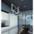 AFX Cole - 24 in. x 15 in. LED Pendant Fixture - Gold Finish Thumbnail