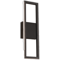 AFX Cole - 18 in. LED Wall Sconce Fixture - Horizontal and Vertical Installation - Black Finish - 1050 Lumens - 19 Watt - 3000 Kelvin - 90 CRI - 120 Volt - AFX Lighting COLS0518L30D1BK