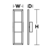 AFX Cole - 18 in. LED Wall Sconce Fixture - Horizontal and Vertical Installation - Nickel Finish Thumbnail