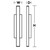 AFX Gale - 36 in. LED Outdoor Wall Sconce Fixture - Horizontal and Vertical Installation - Black Finish Thumbnail