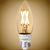 450 Lumens - 4.5 Watt - LED Chandelier Filament Bulb with 3 Selectable Color Temperature - 4.6 x 1.7 in. Thumbnail