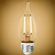 Natural Light - 250 Lumens - 3 Watt - 2400 Kelvin - LED Chandelier Bulb - 4.3 x 1.4 in. Thumbnail