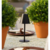 Newport Rechargeable Patio Lamp with Bug Deterrent Setting - Brass Thumbnail