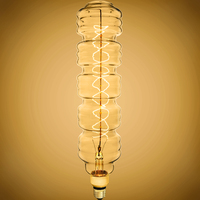 60 Watt Incandescent - Oversized Vintage Light Bulb - 15 in. x 4 in. - 160 Lumens - Medium Base - Tinted - 120 Volt - Bulbrite 137501