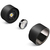 6 in. x 6 in. Wattage Selectable LED Pendant Fixture - Chrome Baffle - Black Finish Thumbnail