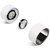 5 in. x 4 in. Wattage Selectable LED Pendant Fixture - Chrome Baffle - White Finish Thumbnail