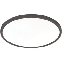 AFX Edge Round - 24 in. Color Selectable LED Surface Mount Downlight Fixture - Black Trim - Kelvin 3000-4000-5000 - 3375 Lumens - 40 Watt - 90 CRI - 120-277 Volt - AFX Lighting EGRF2440LAJD2BK