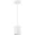 5 in. x 4 in. Wattage Selectable LED Pendant Fixture - White Finish Thumbnail