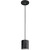 5 in. x 4 in. Wattage Selectable LED Pendant Fixture - White Baffle - Black Finish Thumbnail