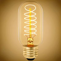 40 Watt - 135 Lumens - Incandescent Radio Style Vintage Light Bulb - Medium Bulb - Clear - 120 Volt - PLTALB40WRADIOCL