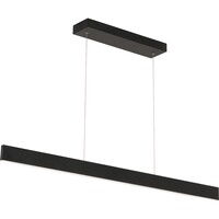 AFX Stealth - 4 ft. Color Selectable Linear LED Pendant Fixture - Black Finish - Kelvin 3000-3500-4000 - 1475 Lumens - 23 Watt - 90 CRI - 120 Volt - AFX Lighting STHP0146LAJD1BK