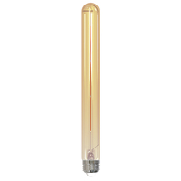 300 Lumens - 5 Watt - 2100 Kelvin - LED T9 Tubular Bulb - 11 in x 1.18 in. - 25 Watt Equal - Color Matched for Candle Glow - Medium Base - 90 CRI - 120 Volt - Bulbrite 776707